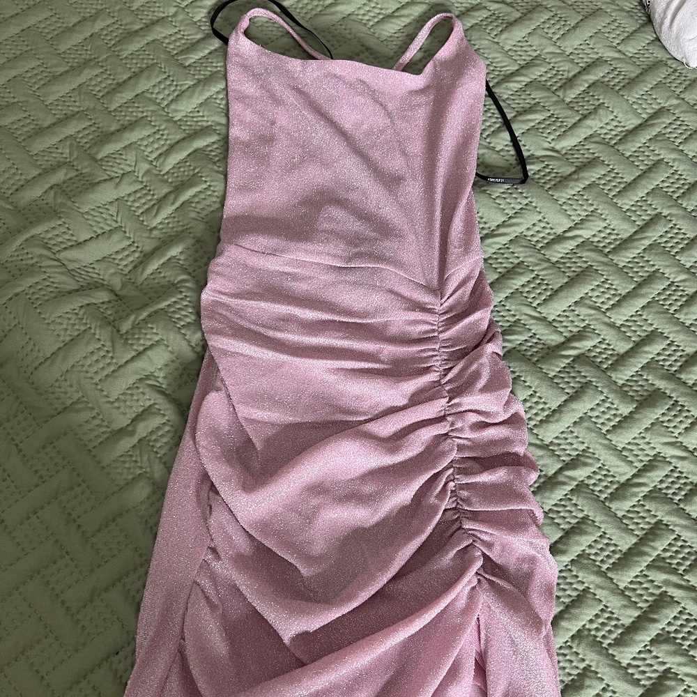 pink bodycon dress